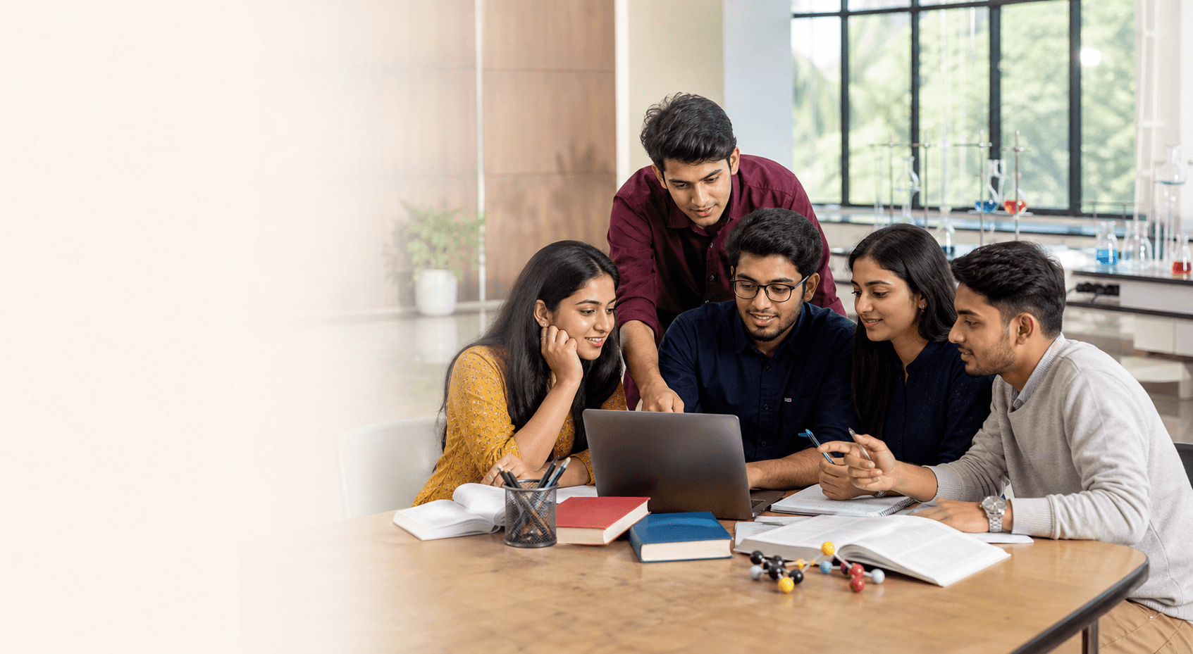 CIMT students collaborating across academic disciplines